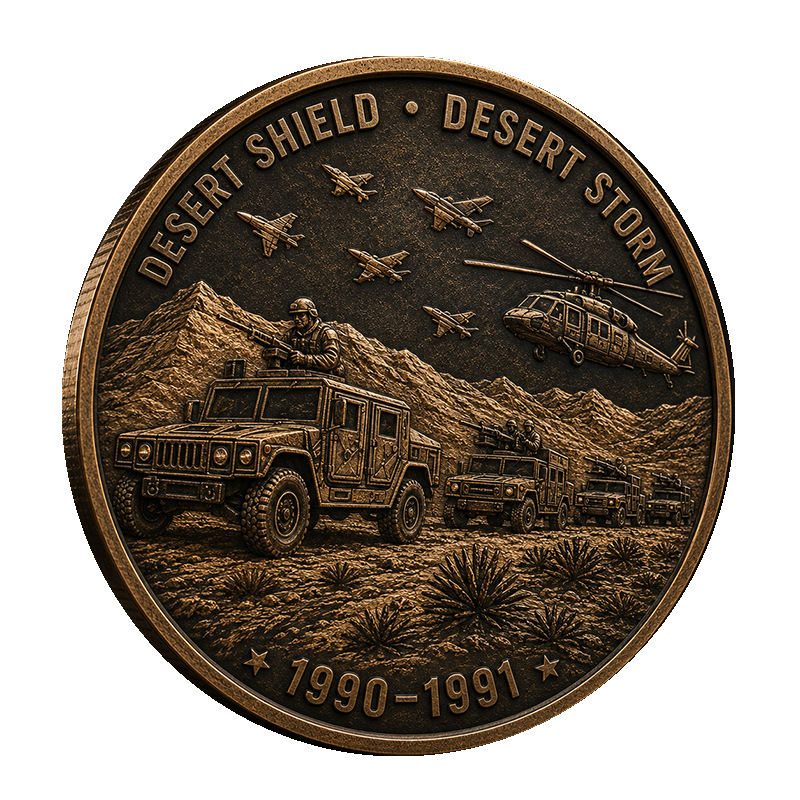 Desert Shield Desert Storm Gul - Token Coin Mechanism review and price